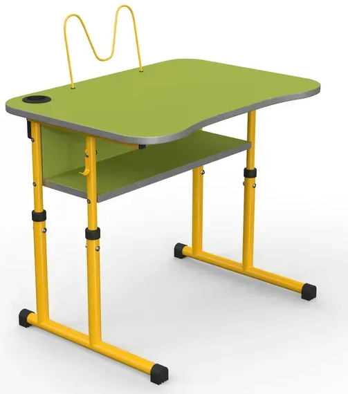Стіл учнівський кругла труба №4-7/ 700х500 МФ Вересень